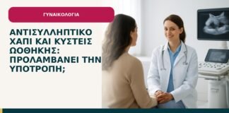 Αντισυλληπτικό χάπι και κύστεις ωοθήκης: προλαμβάνει την υποτροπή; - ενημερωτικό cover του Δρ. Ιωάννη Κ. Δημητρακόπουλου