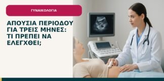 Απουσία περιόδου για τρεις μήνες: τι πρέπει να ελεγχθεί; - ενημερωτικό cover του Δρ. Ιωάννη Κ. Δημητρακόπουλου