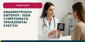 Ενδομητρίωση εντέρου: ποια συμπτώματα χρειάζονται έλεγχο; - ενημερωτικό cover του Δρ. Ιωάννη Κ. Δημητρακόπουλου