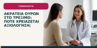 Ακράτεια ούρων στο τρέξιμο: πότε χρειάζεται αξιολόγηση; - ενημερωτικό cover του Δρ. Ιωάννη Κ. Δημητρακόπουλου
