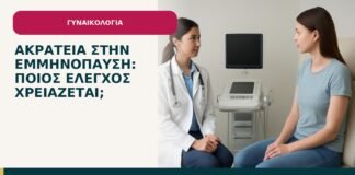 Ακράτεια στην εμμηνόπαυση: ποιος έλεγχος χρειάζεται; - ενημερωτικό cover του Δρ. Ιωάννη Κ. Δημητρακόπουλου