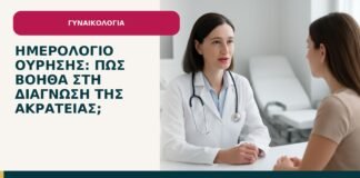 Ημερολόγιο ούρησης: πώς βοηθά στη διάγνωση της ακράτειας; - ενημερωτικό cover του Δρ. Ιωάννη Κ. Δημητρακόπουλου