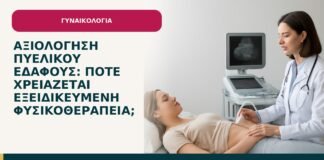 Αξιολόγηση πυελικού εδάφους: πότε χρειάζεται εξειδικευμένη φυσικοθεραπεία; - ενημερωτικό cover του Δρ. Ιωάννη Κ. Δημητρακόπουλου