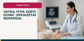 Λευκά υγρά χωρίς οσμή: χρειάζεται θεραπεία; - ενημερωτικό cover του Δρ. Ιωάννη Κ. Δημητρακόπουλου