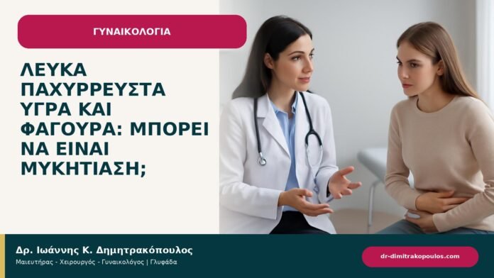 Λευκά παχύρρευστα υγρά και φαγούρα: μπορεί να είναι μυκητίαση; Λευκά παχύρρευστα υγρά και φαγούρα: μπορεί να είναι μυκητίαση; - ενημερωτικό cover του Δρ. Ιωάννη Κ. Δημητρακόπουλου