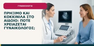 Πρήξιμο και κοκκινίλα στο αιδοίο: πότε χρειάζεται γυναικολόγος; - ενημερωτικό cover του Δρ. Ιωάννη Κ. Δημητρακόπουλου