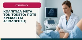 Κολπίτιδα μετά τον τοκετό: πότε χρειάζεται αξιολόγηση; - ενημερωτικό cover του Δρ. Ιωάννη Κ. Δημητρακόπουλου