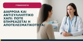 Διάρροια και αντισυλληπτικό χάπι: πότε επηρεάζεται η αποτελεσματικότητα; - ενημερωτικό cover του Δρ. Ιωάννη Κ. Δημητρακόπουλου