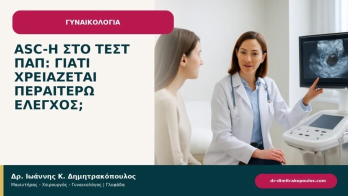 ASC-H στο τεστ Παπ: γιατί χρειάζεται περαιτέρω έλεγχος; ASC-H στο τεστ Παπ: γιατί χρειάζεται περαιτέρω έλεγχος; - ενημερωτικό cover του Δρ. Ιωάννη Κ. Δημητρακόπουλου