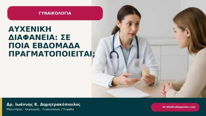 Αυχενική διαφάνεια: σε ποια εβδομάδα πραγματοποιείται; Αυχενική διαφάνεια: σε ποια εβδομάδα πραγματοποιείται; - ενημερωτικό cover του Δρ. Ιωάννη Κ. Δημητρακόπουλου