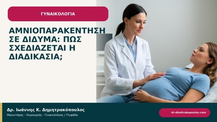 Αμνιοπαρακέντηση σε δίδυμα: πώς σχεδιάζεται η διαδικασία; - ενημερωτικό cover του Δρ. Ιωάννη Κ. Δημητρακόπουλου