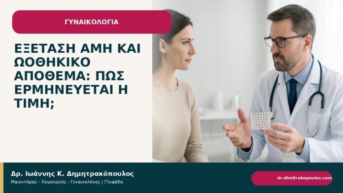Εξέταση AMH και ωοθηκικό απόθεμα: πώς ερμηνεύεται η τιμή; Εξέταση AMH και ωοθηκικό απόθεμα: πώς ερμηνεύεται η τιμή; - ενημερωτικό cover του Δρ. Ιωάννη Κ. Δημητρακόπουλου