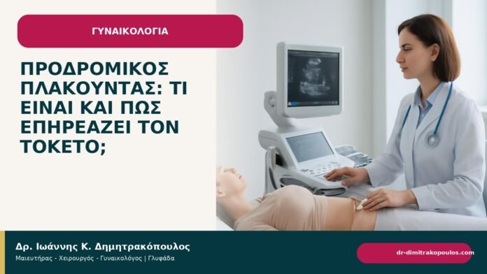 Προδρομικός πλακούντας: τι είναι και πώς επηρεάζει τον τοκετό; Προδρομικός πλακούντας: τι είναι και πώς επηρεάζει τον τοκετό; - ενημερωτικό cover του Δρ. Ιωάννη Κ. Δημητρακόπουλου
