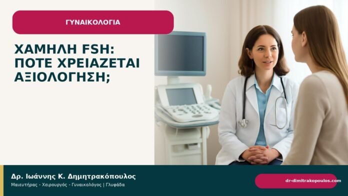 Χαμηλή FSH: πότε χρειάζεται αξιολόγηση; Χαμηλή FSH: πότε χρειάζεται αξιολόγηση; - Δρ. Ιωάννης Κ. Δημητρακόπουλος