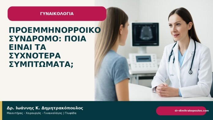 Προεμμηνορροϊκό σύνδρομο: ποια είναι τα συχνότερα συμπτώματα; Προεμμηνορροϊκό σύνδρομο: ποια είναι τα συχνότερα συμπτώματα; - Δρ. Ιωάννης Κ. Δημητρακόπουλος