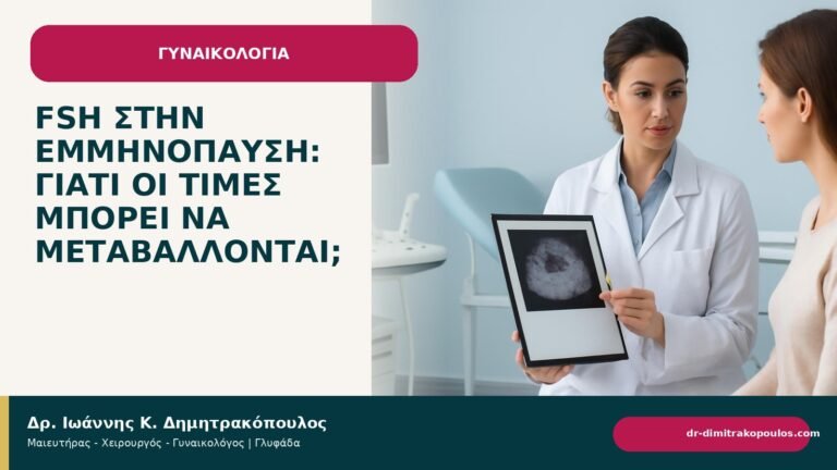 FSH στην εμμηνόπαυση: γιατί οι τιμές μπορεί να μεταβάλλονται; - Δρ. Ιωάννης Κ. Δημητρακόπουλος