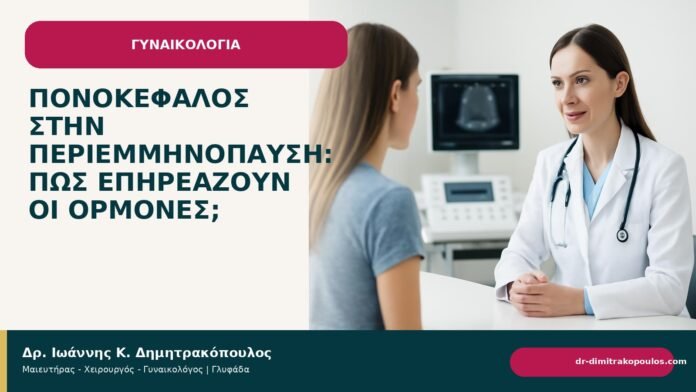 Πονοκέφαλος στην περιεμμηνόπαυση: πώς επηρεάζουν οι ορμόνες; Πονοκέφαλος στην περιεμμηνόπαυση: πώς επηρεάζουν οι ορμόνες; - Δρ. Ιωάννης Κ. Δημητρακόπουλος