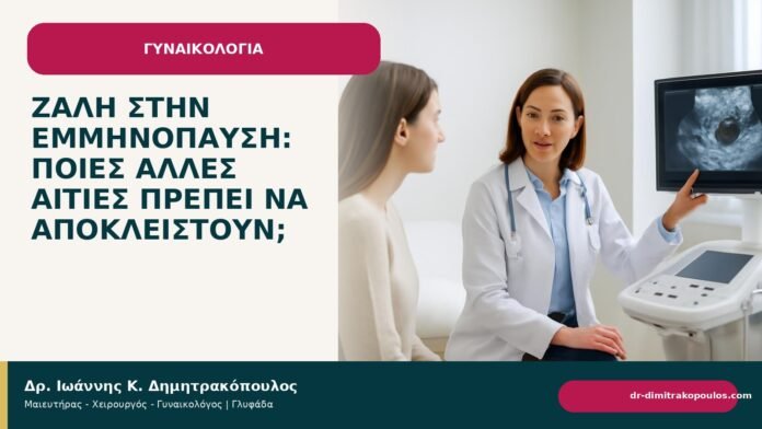 Ζάλη στην εμμηνόπαυση: ποιες άλλες αιτίες πρέπει να αποκλειστούν; - Δρ. Ιωάννης Κ. Δημητρακόπουλος