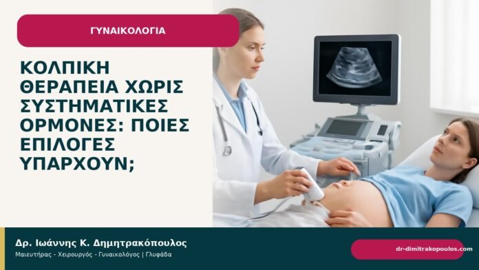 Κολπική θεραπεία χωρίς συστηματικές ορμόνες: ποιες επιλογές υπάρχουν; Κολπική θεραπεία χωρίς συστηματικές ορμόνες: ποιες επιλογές υπάρχουν; - Δρ. Ιωάννης Κ. Δημητρακόπουλος