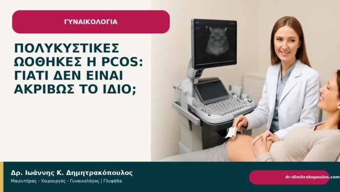 Πολυκυστικές ωοθήκες ή PCOS: γιατί δεν είναι ακριβώς το ίδιο; - Δρ. Ιωάννης Κ. Δημητρακόπουλος