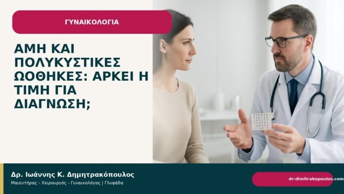 AMH και πολυκυστικές ωοθήκες: αρκεί η τιμή για διάγνωση; - Δρ. Ιωάννης Κ. Δημητρακόπουλος