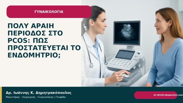 Πολύ αραιή περίοδος στο PCOS: πώς προστατεύεται το ενδομήτριο; - Δρ. Ιωάννης Κ. Δημητρακόπουλος