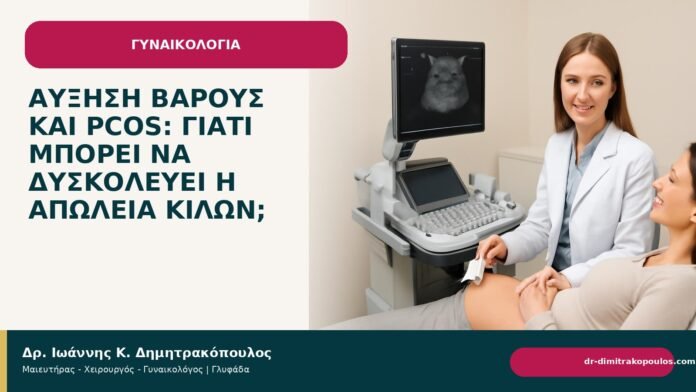 Αύξηση βάρους και PCOS: γιατί μπορεί να δυσκολεύει η απώλεια κιλών; Αύξηση βάρους και PCOS: γιατί μπορεί να δυσκολεύει η απώλεια κιλών; - Δρ. Ιωάννης Κ. Δημητρακόπουλος