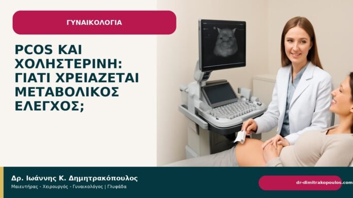 PCOS και χοληστερίνη: γιατί χρειάζεται μεταβολικός έλεγχος; PCOS και χοληστερίνη: γιατί χρειάζεται μεταβολικός έλεγχος; - Δρ. Ιωάννης Κ. Δημητρακόπουλος