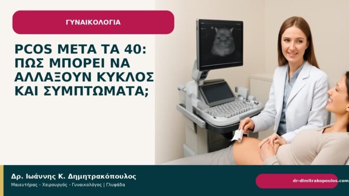 PCOS μετά τα 40: πώς μπορεί να αλλάξουν κύκλος και συμπτώματα; - Δρ. Ιωάννης Κ. Δημητρακόπουλος