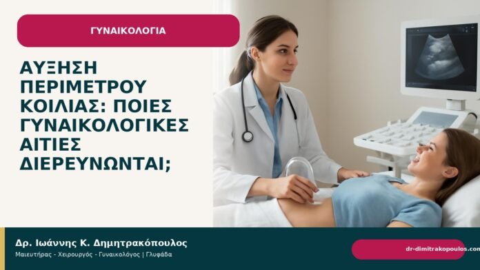 Αύξηση περιμέτρου κοιλιάς: ποιες γυναικολογικές αιτίες διερευνώνται; Αύξηση περιμέτρου κοιλιάς: ποιες γυναικολογικές αιτίες διερευνώνται; - Δρ. Ιωάννης Κ. Δημητρακόπουλος