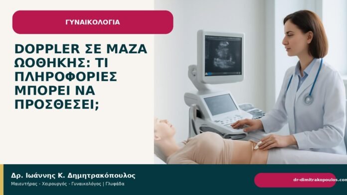 Doppler σε μάζα ωοθήκης: τι πληροφορίες μπορεί να προσθέσει; Doppler σε μάζα ωοθήκης: τι πληροφορίες μπορεί να προσθέσει; - Δρ. Ιωάννης Κ. Δημητρακόπουλος