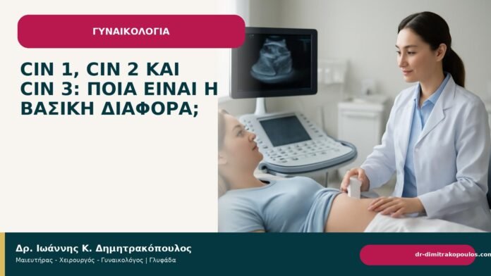 CIN 1, CIN 2 και CIN 3: ποια είναι η βασική διαφορά; - Δρ. Ιωάννης Κ. Δημητρακόπουλος