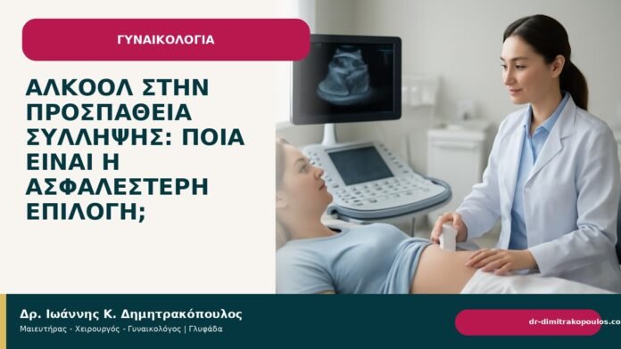 Αλκοόλ στην προσπάθεια σύλληψης: ποια είναι η ασφαλέστερη επιλογή; - Δρ. Ιωάννης Κ. Δημητρακόπουλος