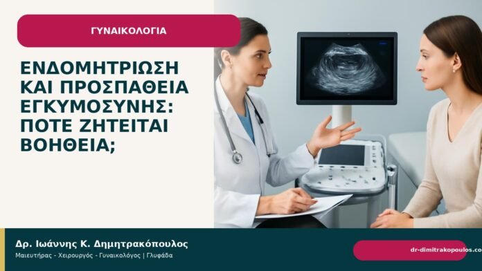 Ενδομητρίωση και προσπάθεια εγκυμοσύνης: πότε ζητείται βοήθεια; Ενδομητρίωση και προσπάθεια εγκυμοσύνης: πότε ζητείται βοήθεια; - Δρ. Ιωάννης Κ. Δημητρακόπουλος