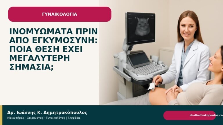 Ινομυώματα πριν από εγκυμοσύνη: ποια θέση έχει μεγαλύτερη σημασία; - Δρ. Ιωάννης Κ. Δημητρακόπουλος
