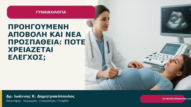 Προηγούμενη αποβολή και νέα προσπάθεια: πότε χρειάζεται έλεγχος; - Δρ. Ιωάννης Κ. Δημητρακόπουλος