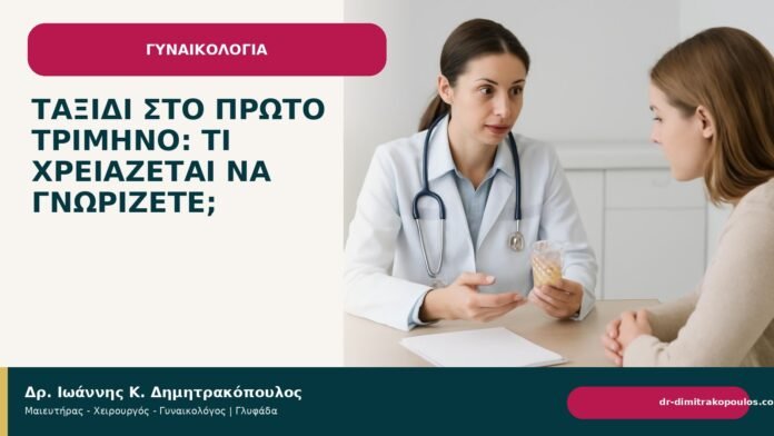 Ταξίδι στο πρώτο τρίμηνο: τι χρειάζεται να γνωρίζετε; - Δρ. Ιωάννης Κ. Δημητρακόπουλος