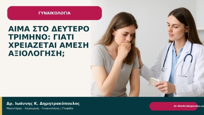 Αίμα στο δεύτερο τρίμηνο: γιατί χρειάζεται άμεση αξιολόγηση; Αίμα στο δεύτερο τρίμηνο: γιατί χρειάζεται άμεση αξιολόγηση; - Δρ. Ιωάννης Κ. Δημητρακόπουλος