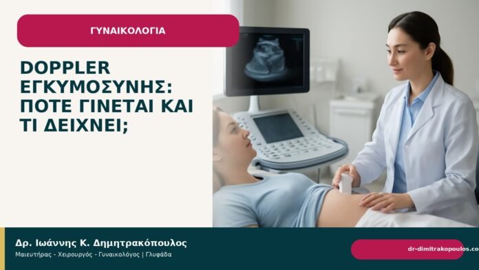 Doppler εγκυμοσύνης: πότε γίνεται και τι δείχνει; - Δρ. Ιωάννης Κ. Δημητρακόπουλος