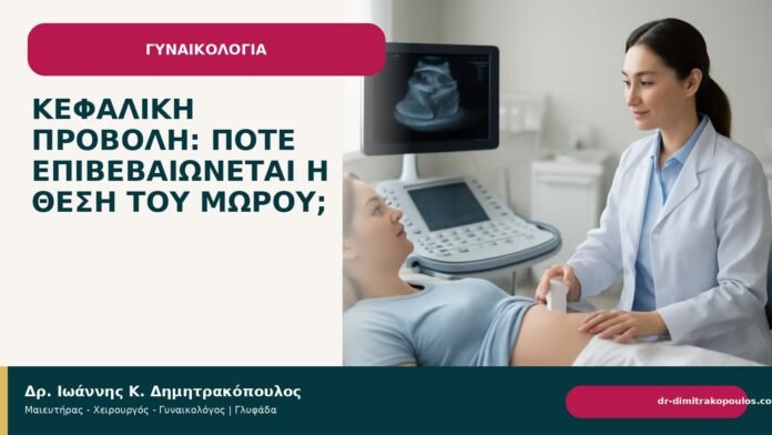 Κεφαλική προβολή: πότε επιβεβαιώνεται η θέση του μωρού; Κεφαλική προβολή: πότε επιβεβαιώνεται η θέση του μωρού; - Δρ. Ιωάννης Κ. Δημητρακόπουλος