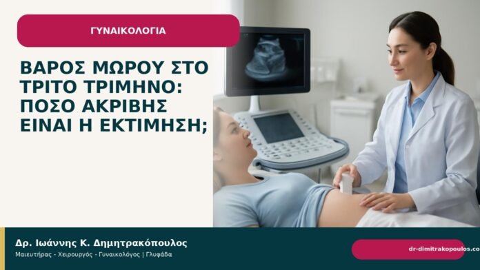 Βάρος μωρού στο τρίτο τρίμηνο: πόσο ακριβής είναι η εκτίμηση; - Δρ. Ιωάννης Κ. Δημητρακόπουλος