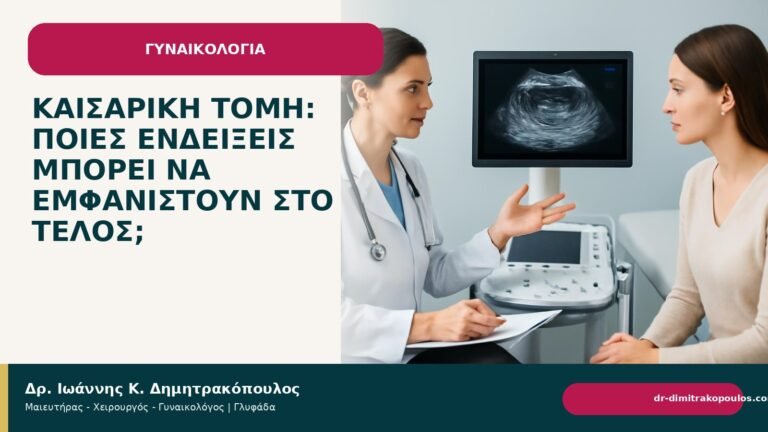 Καισαρική τομή: ποιες ενδείξεις μπορεί να εμφανιστούν στο τέλος; - Δρ. Ιωάννης Κ. Δημητρακόπουλος