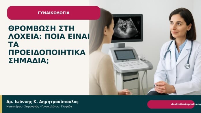 Θρόμβωση στη λοχεία: ποια είναι τα προειδοποιητικά σημάδια; Θρόμβωση στη λοχεία: ποια είναι τα προειδοποιητικά σημάδια; - Δρ. Ιωάννης Κ. Δημητρακόπουλος