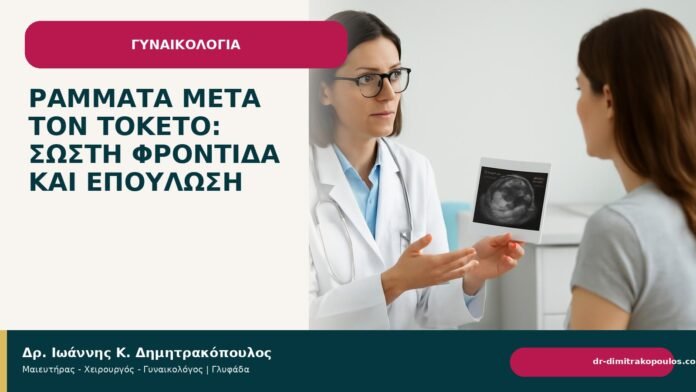 Ράμματα μετά τον τοκετό: σωστή φροντίδα και επούλωση Ράμματα μετά τον τοκετό: σωστή φροντίδα και επούλωση - Δρ. Ιωάννης Κ. Δημητρακόπουλος