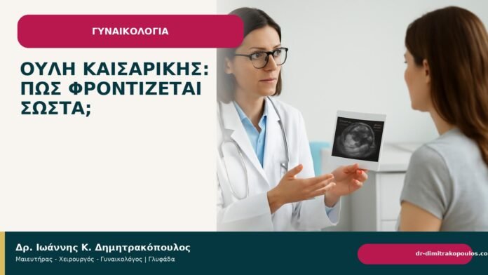Ουλή καισαρικής: πώς φροντίζεται σωστά; - Δρ. Ιωάννης Κ. Δημητρακόπουλος
