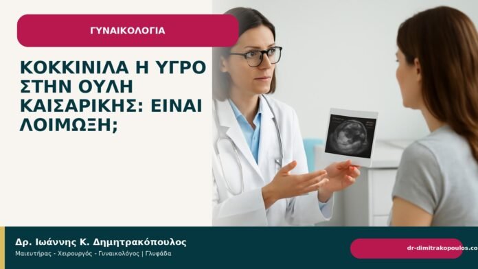 Κοκκινίλα ή υγρό στην ουλή καισαρικής: είναι λοίμωξη; Κοκκινίλα ή υγρό στην ουλή καισαρικής: είναι λοίμωξη; - Δρ. Ιωάννης Κ. Δημητρακόπουλος
