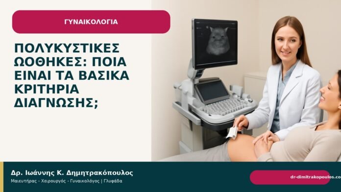 Πολυκυστικές ωοθήκες: ποια είναι τα βασικά κριτήρια διάγνωσης; Πολυκυστικές ωοθήκες: ποια είναι τα βασικά κριτήρια διάγνωσης; - Δρ. Ιωάννης Κ. Δημητρακόπουλος