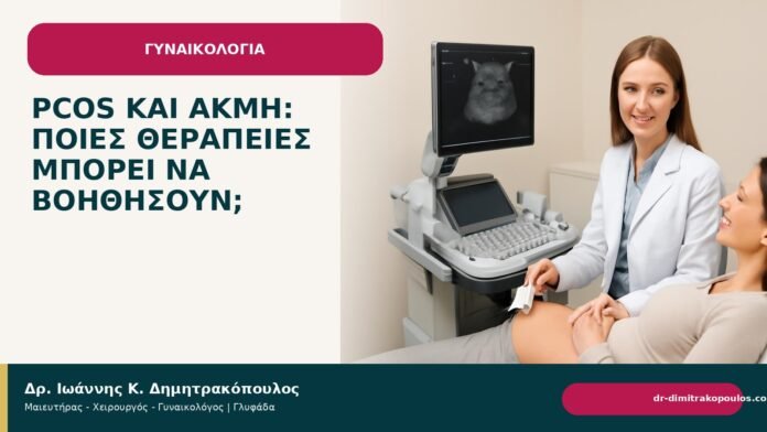 PCOS και ακμή: ποιες θεραπείες μπορεί να βοηθήσουν; PCOS και ακμή: ποιες θεραπείες μπορεί να βοηθήσουν; - Δρ. Ιωάννης Κ. Δημητρακόπουλος