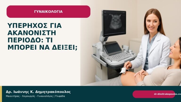 Υπέρηχος για ακανόνιστη περίοδο: τι μπορεί να δείξει; - Δρ. Ιωάννης Κ. Δημητρακόπουλος