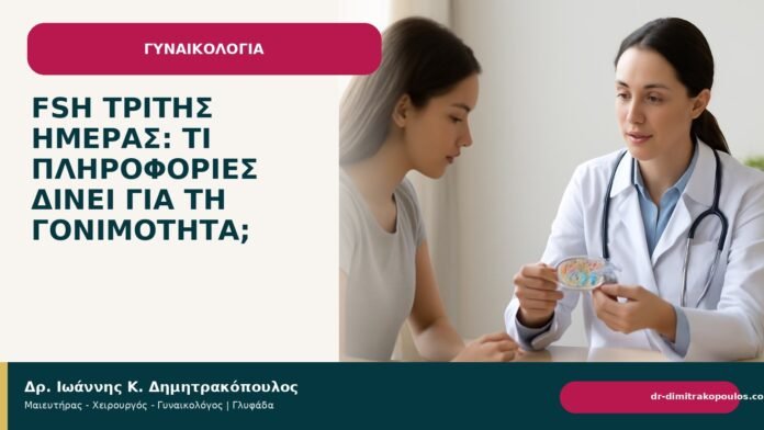 FSH τρίτης ημέρας: τι πληροφορίες δίνει για τη γονιμότητα; FSH τρίτης ημέρας: τι πληροφορίες δίνει για τη γονιμότητα; - Δρ. Ιωάννης Κ. Δημητρακόπουλος